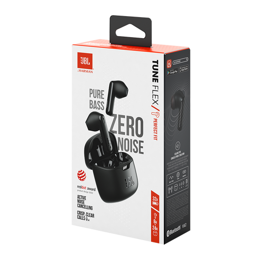 JBL Tune Flex - Black - True wireless Noise Cancelling earbuds - Detailshot 10