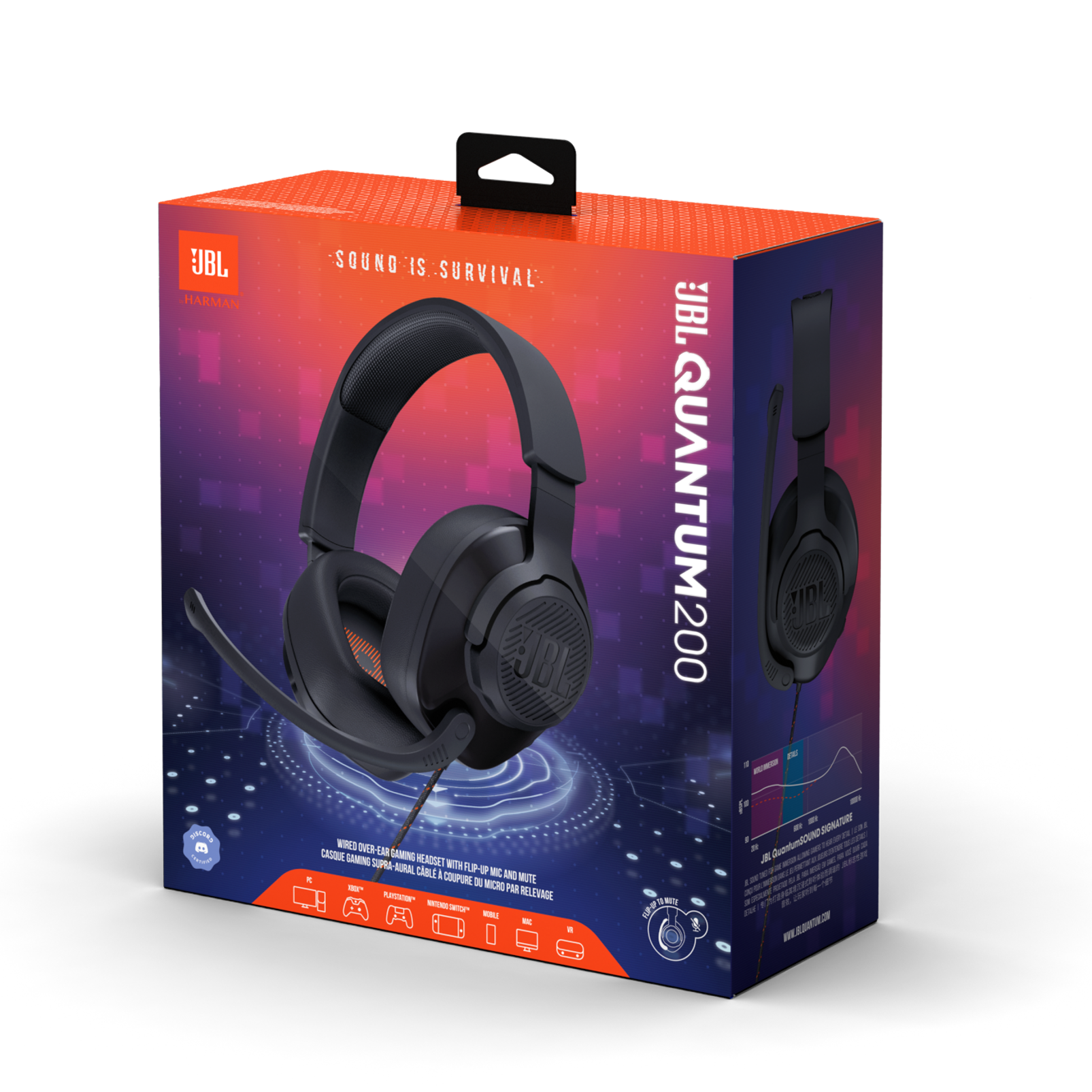 jbl quantum 200 specs