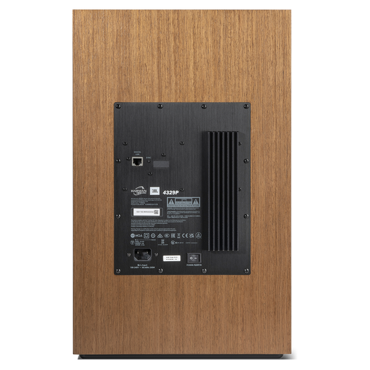 4329P Studio Monitor Powered Loudspeaker System - Natural Walnut - Powered Bookshelf Loudspeaker System - Detailshot 8