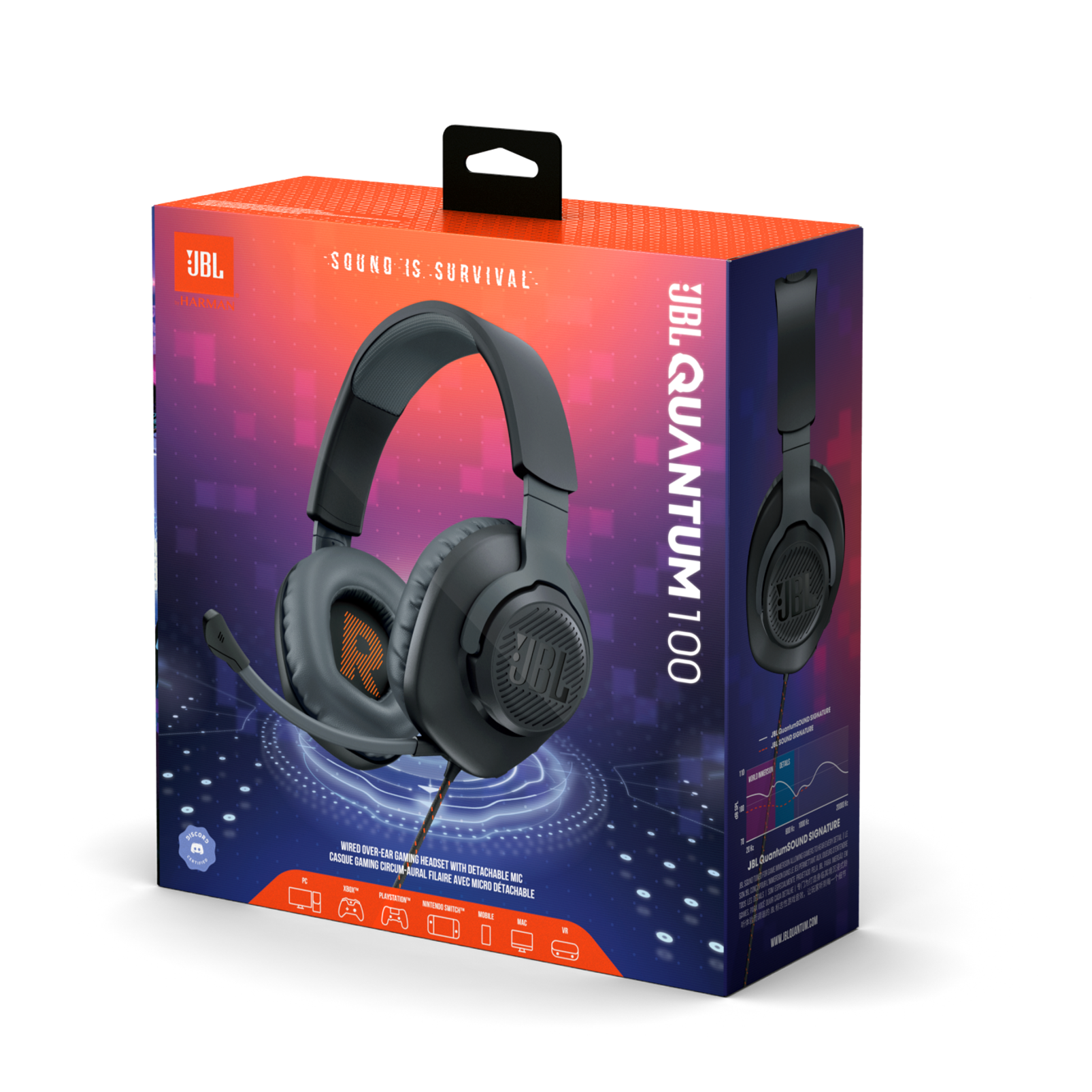 jbl quantum 100 specs