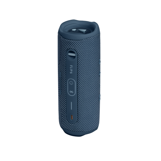 JBL Flip 6 - Blue - Portable Waterproof Speaker - Back