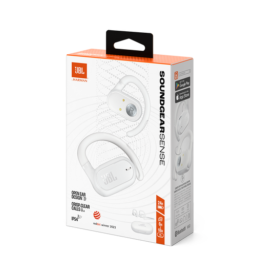 JBL Soundgear Sense - White - True wireless open-ear headphones - Detailshot 11