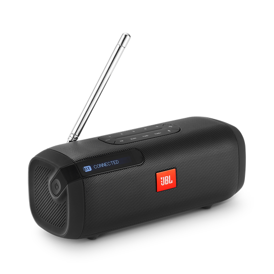 JBL Tuner FM - Black - Portable Bluetooth Speaker with FM radio - Hero