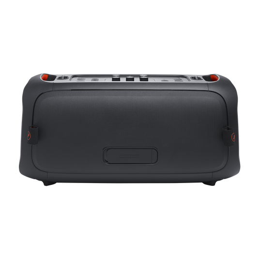 JBL PartyBox On-the-Go Essential - Black - Portable party speaker with built-in lights and wireless mic - Back