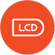 Backlit LCD display