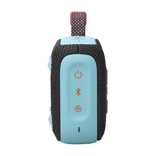 JBL Go 4 - Black and Orange - Ultra-Portable Bluetooth Speaker - Right