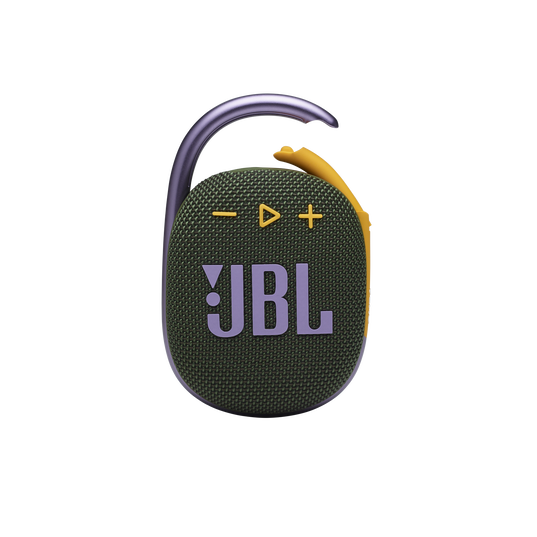 JBL Clip 4 - Green - Ultra-portable Waterproof Speaker - Front