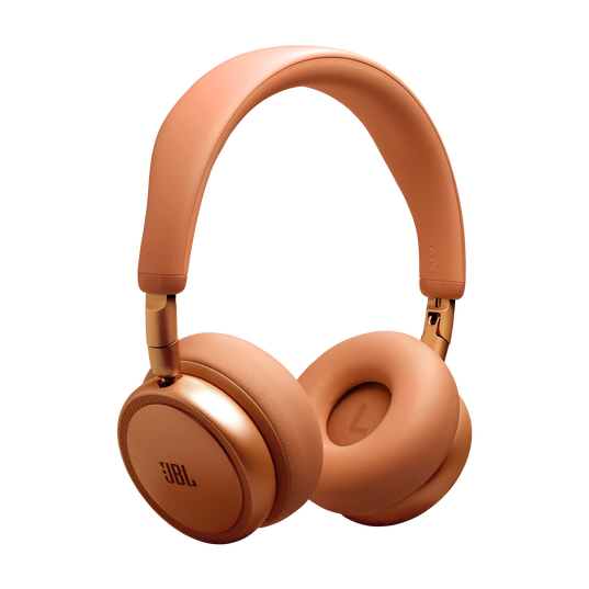 JBL Live 680NC - Orange - Wireless on-ear Noise Cancelling headphones - Detailshot 1