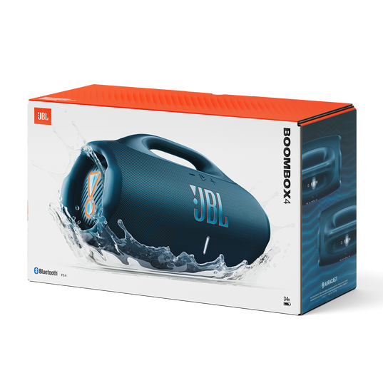 JBL Boombox 4 - Blue - Most powerful JBL portable waterproof speaker with massive JBL Pro Sound - Detailshot 3