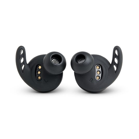 Under Armour® True Wireless Flash – Engineered by JBL® - Black - Truely wireless sport headphones for your every run, with JBL technology and sound. - Back