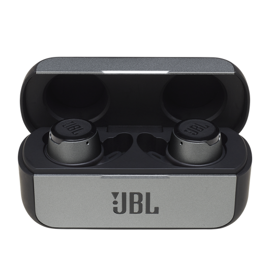 JBL Reflect Flow - Black - Waterproof true wireless sport earbuds - Hero