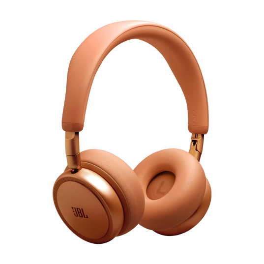 JBL Live 680NC - Orange - Wireless on-ear Noise Cancelling headphones - Detailshot 1