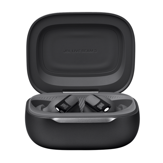 JBL Live Beam 3 - Black - True wireless noise-cancelling closed-stick earbuds - Detailshot 3