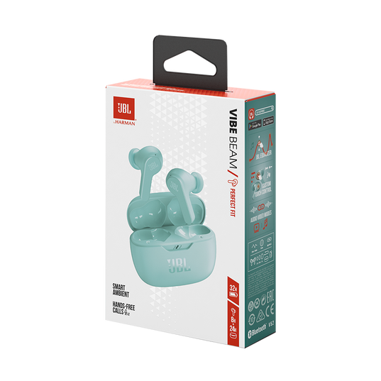 JBL Wave Beam - Mint - True wireless earbuds - Detailshot 15