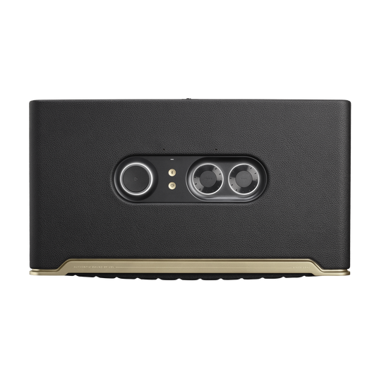 JBL Authentics 500 - Black - Hi-fidelity smart home speaker with Wi-Fi, Bluetooth and Voice Assistants with retro design. - Top