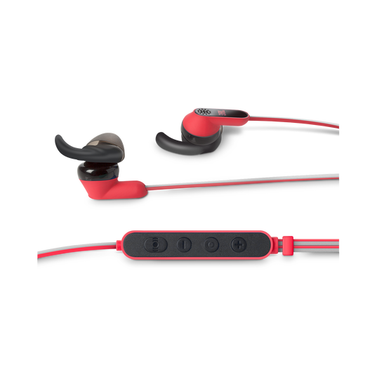 Reflect Aware - Red - Lightning connector sport earphone with Noise Cancellation and Adaptive Noise Control. - Front
