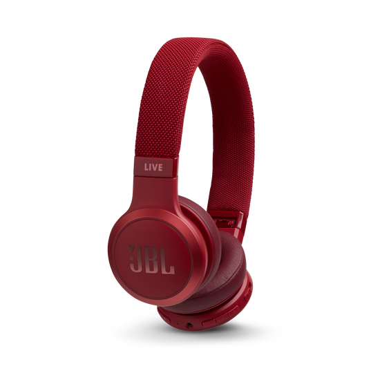 JBL LIVE 400BT - Red - Your Sound, Unplugged - Hero