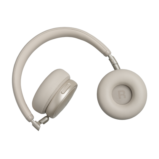 JBL Live 680NC - Sand - Wireless on-ear Noise Cancelling headphones - Detailshot 2