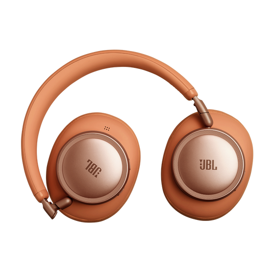 JBL Live 780NC - Orange - Wireless over-ear Noise Cancelling headphones - Left