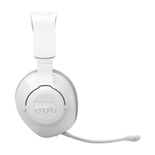 JBL Quantum 360 Wireless - White - Wireless over-ear gaming headset with surround sound and detachable mic - Right