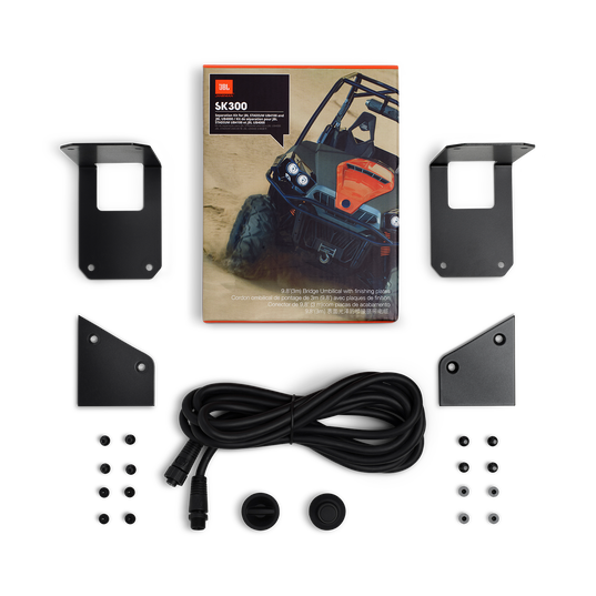 JBL SK300 Separation Kit - Black - 9.8’(3m) Bridge Umbilical with finishing plates - Detailshot 1