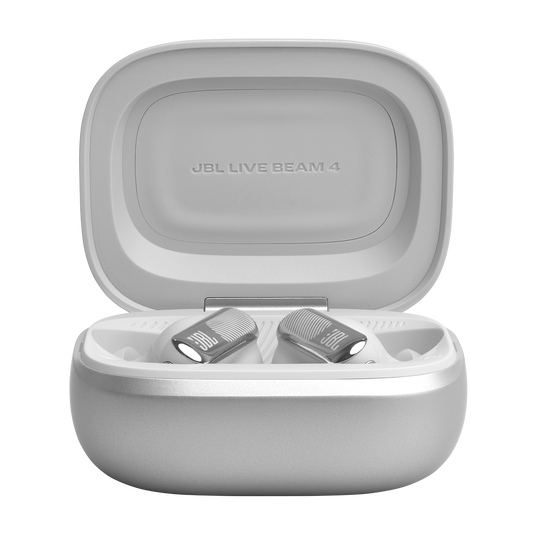 JBL Live Beam 4 - Silver - True wireless Noise Cancelling earbuds - Left