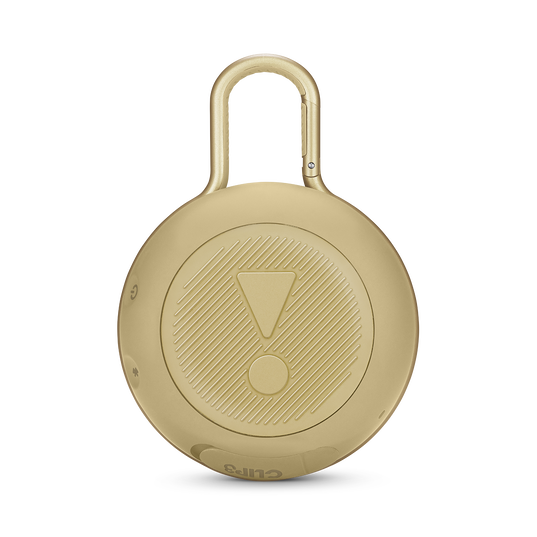 JBL Clip 3 - Desert Sand - Portable Bluetooth® speaker - Back