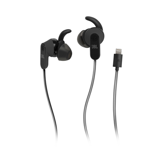 Reflect Aware - Black - Lightning connector sport earphone with Noise Cancellation and Adaptive Noise Control. - Hero