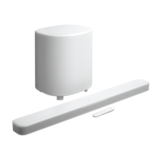 JBL Bar 500MK2 - White - 5.1 channel soundbar system with Dolby Atmos® - Detailshot 3