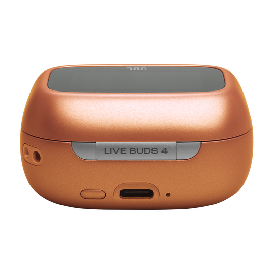 JBL Live Buds 4 - Orange - True wireless Noise Cancelling earbuds - Detailshot 2
