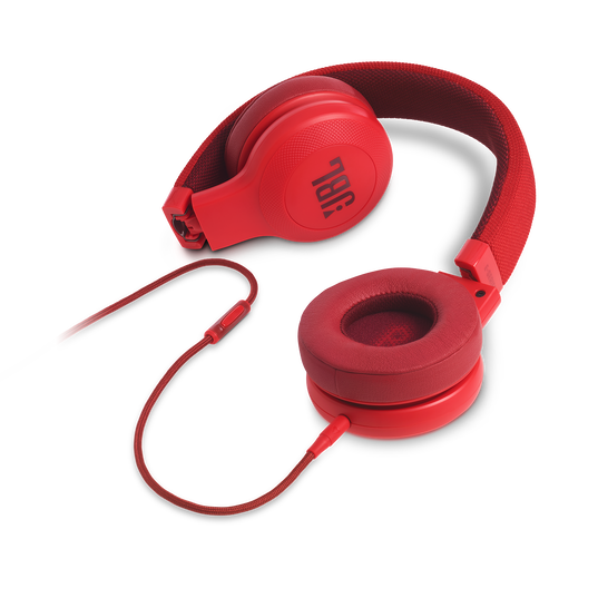 E35 - Red - On-ear headphones - Detailshot 3