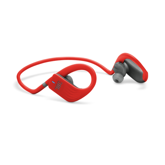 JBL Endurance JUMP - Red - Waterproof Wireless Sport In-Ear Headphones - Detailshot 1