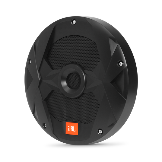 Club Marine MS10LB - Black Matte - Club Marine MS10LB—10" (250mm) marine audio multi-element subwoofer with RGB lighting – Black - Hero