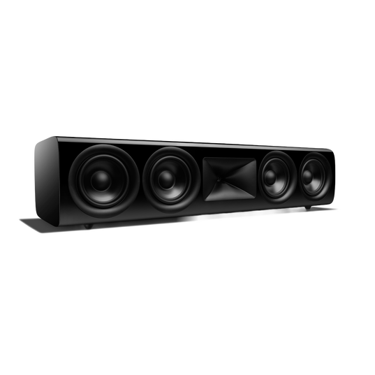 HDI-4500 - Black - 2 ½-way Quadruple 5.25-inch (130mm) Center Channel Loudspeaker - Left