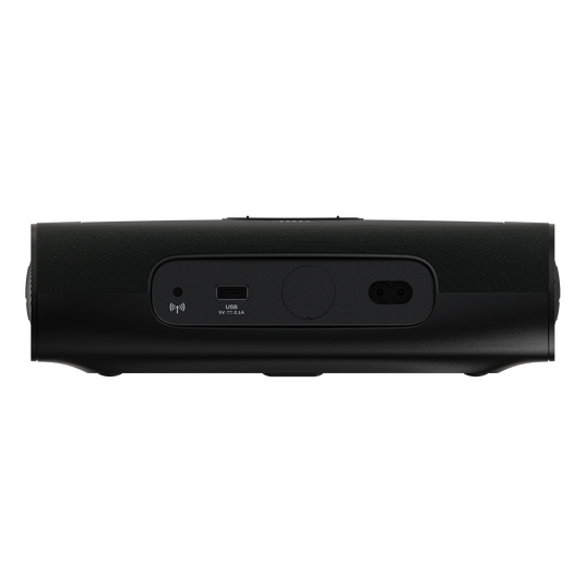 JBL Rise - Black - Bluetooth clock radio speaker with FM - Back