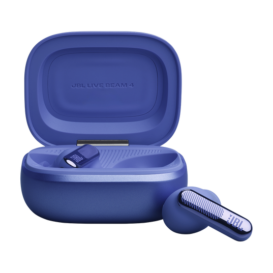 JBL Live Beam 4 - Blue - True wireless Noise Cancelling earbuds - Bottom