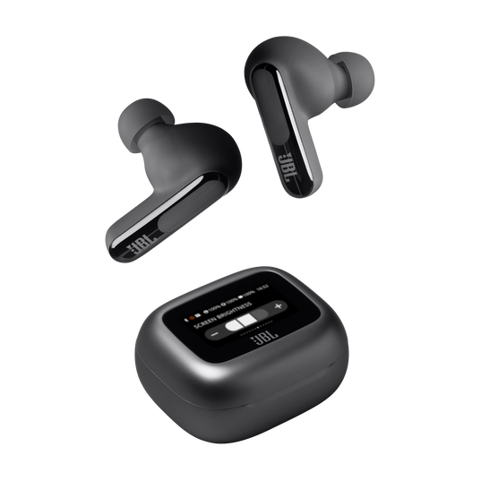 JBL Live Beam 3 - Black - True wireless noise-cancelling closed-stick earbuds - Detailshot 7