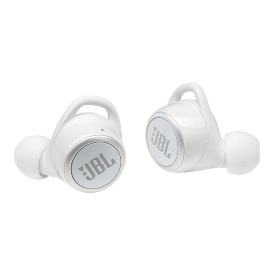 JBL Live 300TWS - White Gloss - True wireless earbuds - Detailshot 3