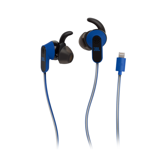 Reflect Aware - Blue - Lightning connector sport earphone with Noise Cancellation and Adaptive Noise Control. - Hero