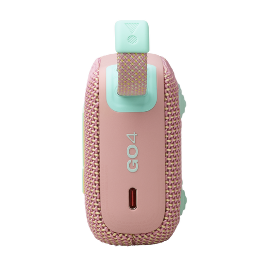 JBL Go 4 - Pink - Ultra-Portable Bluetooth Speaker - Left