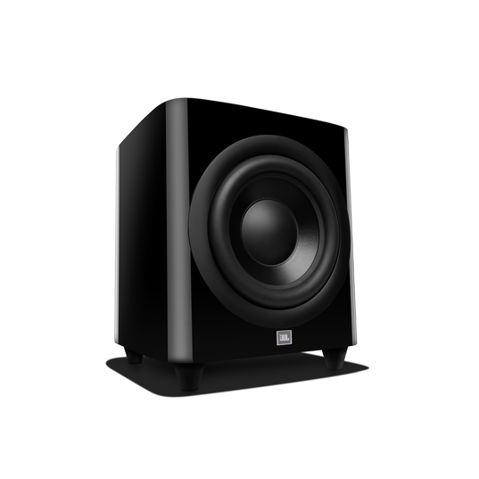 HDI-1200P - Black Gloss - 12-inch (300mm) 1000W Powered Subwoofer - Front