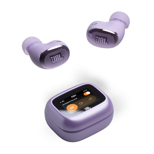 JBL Live Buds 4 - Purple - True wireless Noise Cancelling earbuds - Top