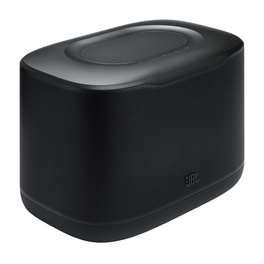 JBL Cove X1 - Black - 3D Room-Filling Wi-Fi home speaker - Hero