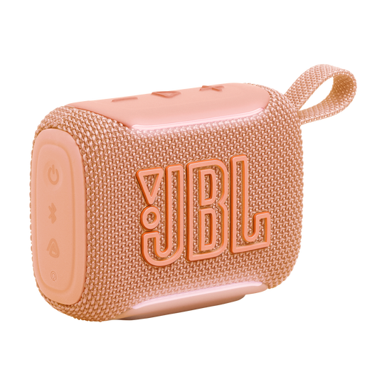 JBL Go 5 - Orange - Ultra-portable waterproof and drop-proof speaker with JBL legendary sound and ambient edge lighting - Hero