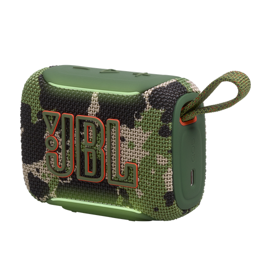 JBL Go 5 - Squad - Ultra-portable waterproof and drop-proof speaker with JBL legendary sound and ambient edge lighting - Detailshot 1