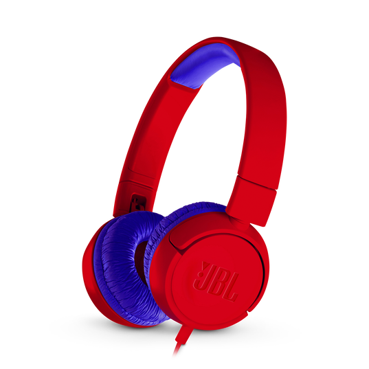 JBL JR300 - Spider Red - Kids on-ear Headphones - Hero