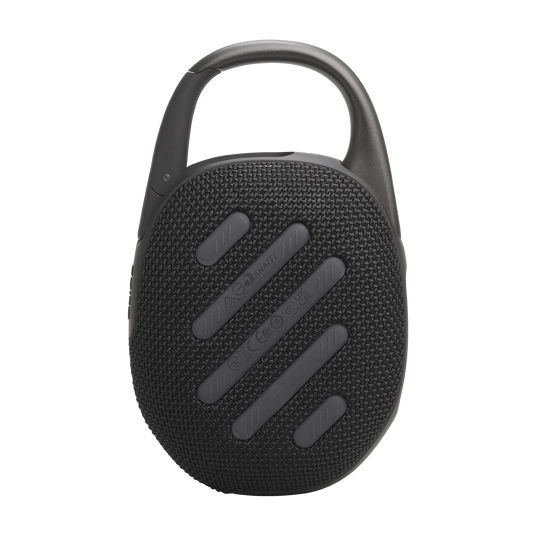 JBL Clip 5 - Black - Ultra-portable waterproof speaker - Back