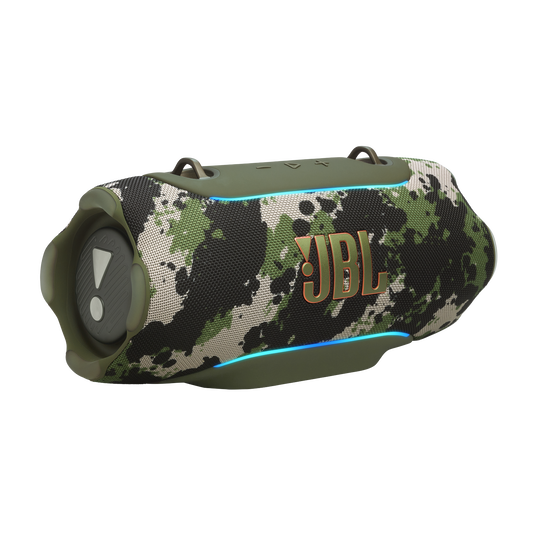 JBL Xtreme 5 - Squad - Portable waterproof speaker with massive legendary JBL sound, ambient edge lighting, and a convenient shoulder strap - Back