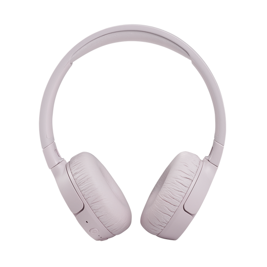 JBL Tune 660NC - Pink - Wireless, on-ear, active noise-cancelling headphones. - Front