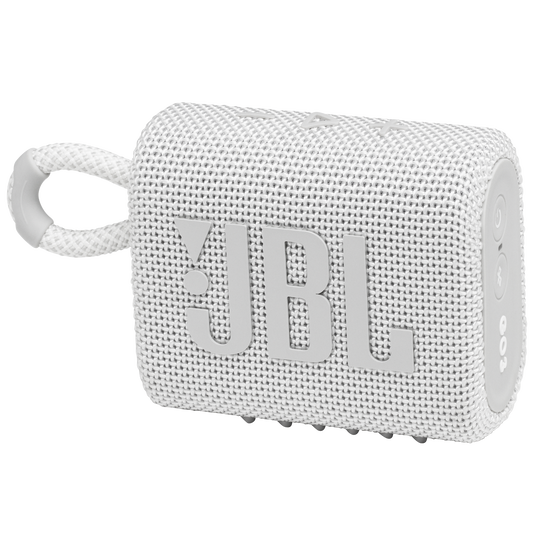 JBL Go Eco 3 Ultra-portable Waterproof Speaker - White
